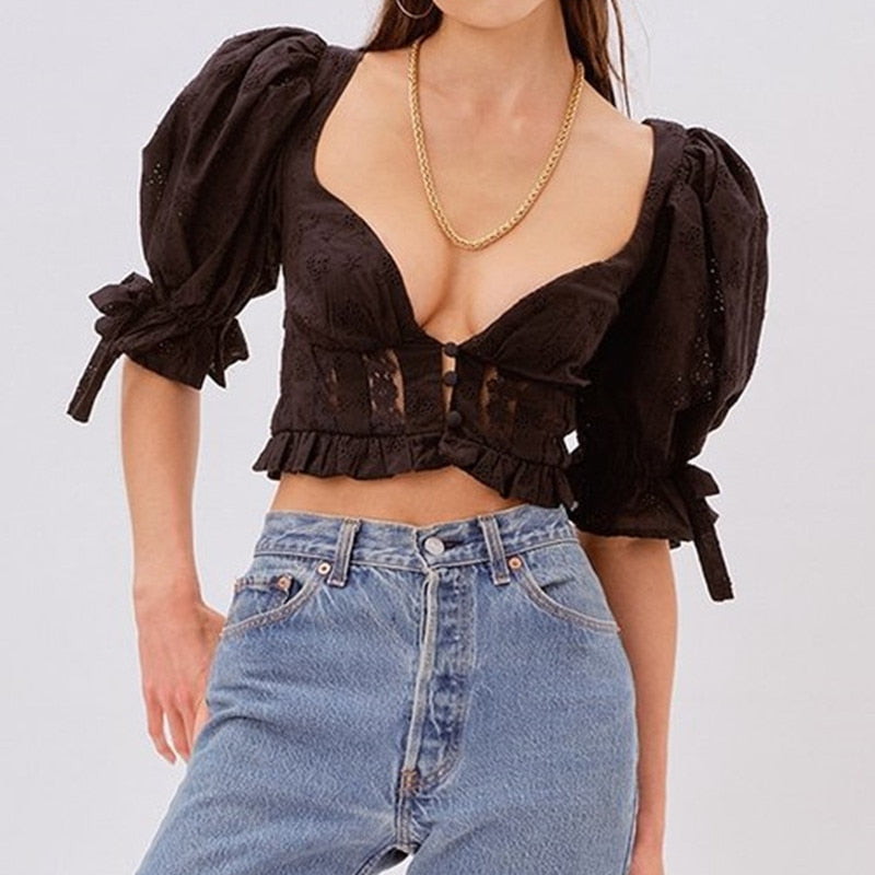 Mila Embroidered Top