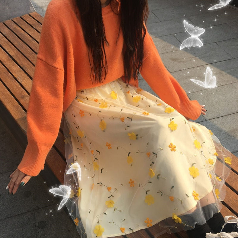 Mona Floral Skirt
