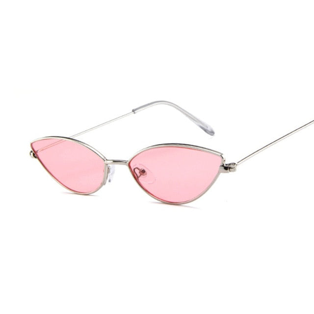 Vintage Skinny Cat Eye Sunglasses