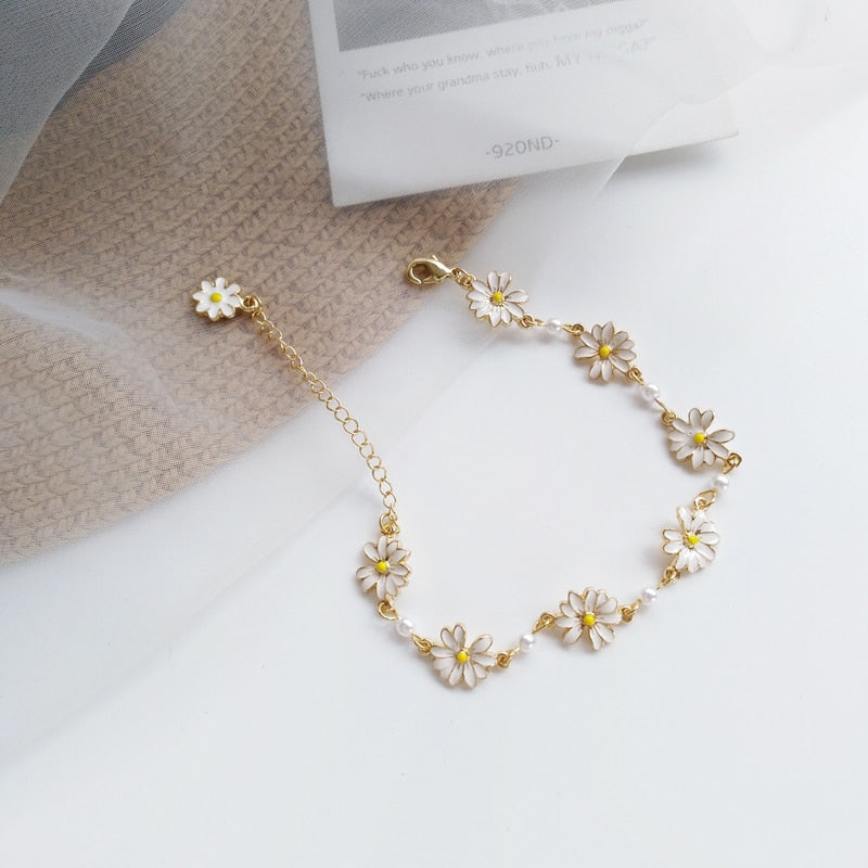 Golden Chrysanthemum Bracelet