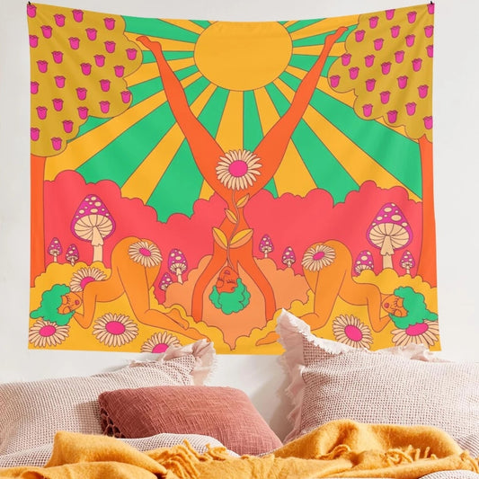 Floral Femme Tapestries - Sold Individually