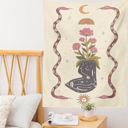 Sun Moon Goddess Tapestries - Sold Individually